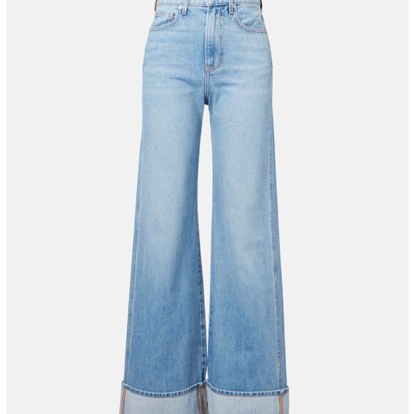 Veronica Beard Taylor Cuffed Relaxed Wide Leg - Picture 2 of 8